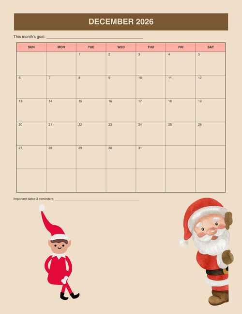2026-2027 Academic School Planner (Printable PDF)