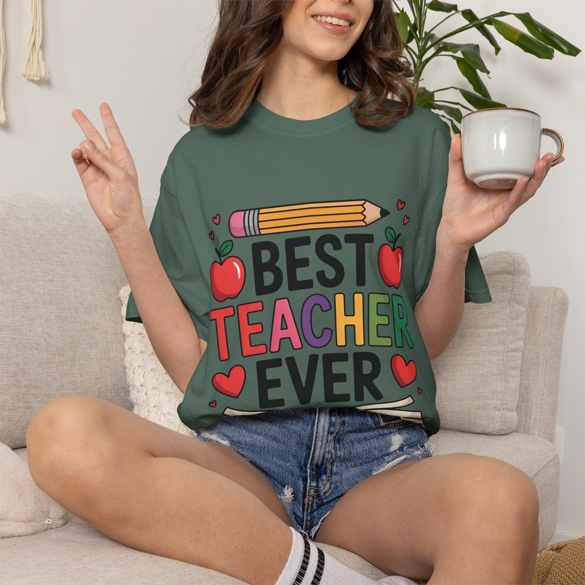 Unisex Best Teacher Ever T-shirt