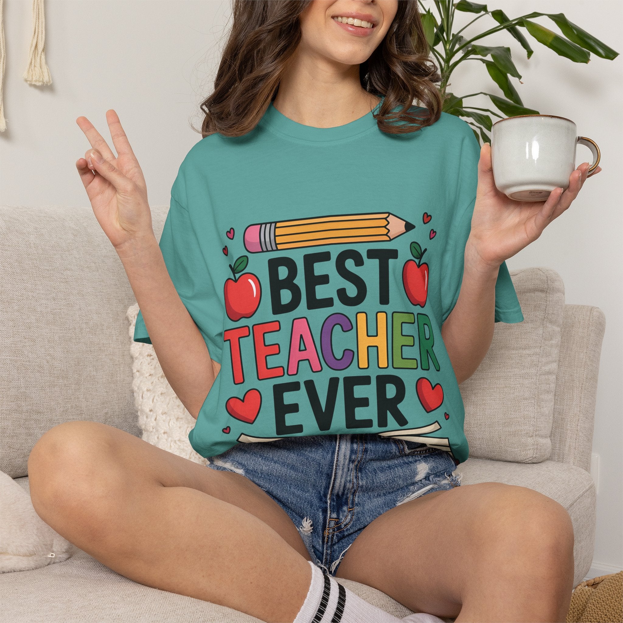 Unisex Best Teacher Ever T-shirt