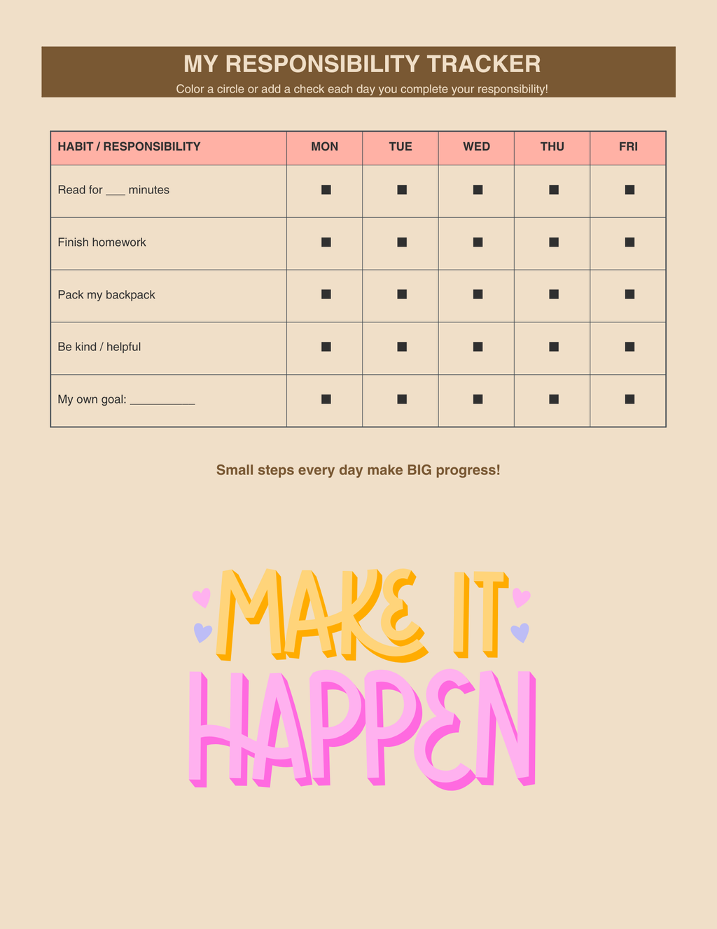 2026-2027 Academic School Planner (Printable PDF)
