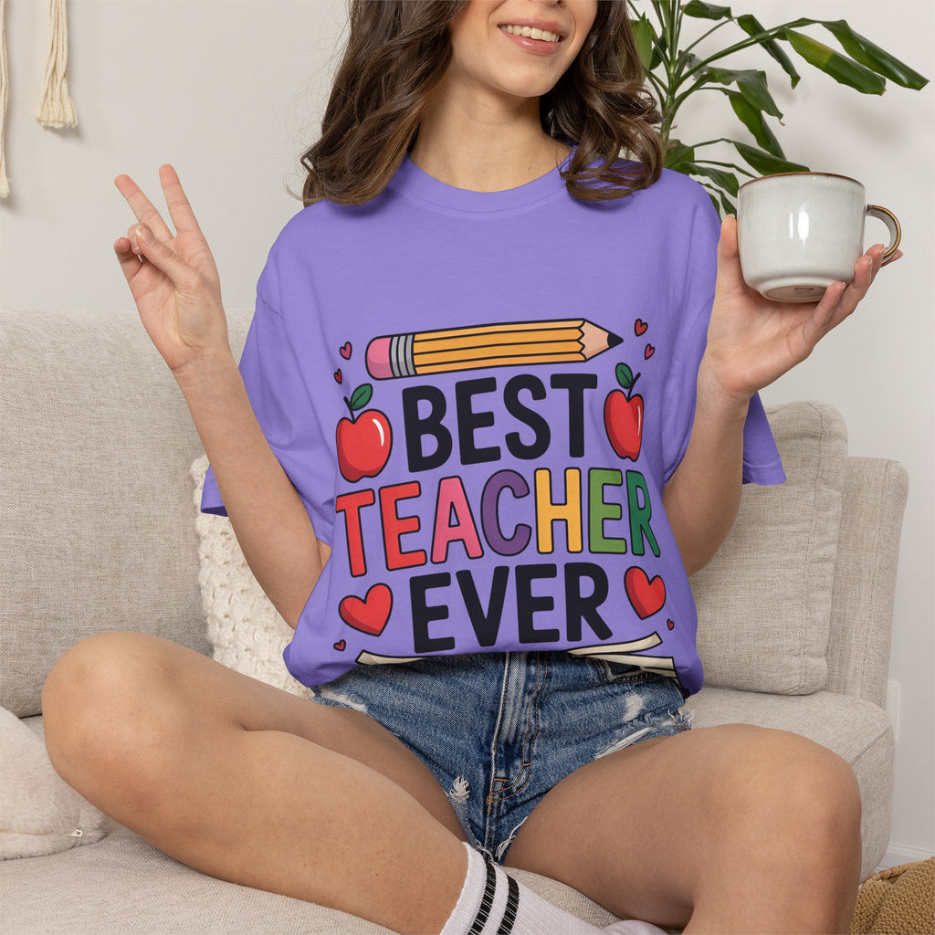 Unisex Best Teacher Ever T-shirt