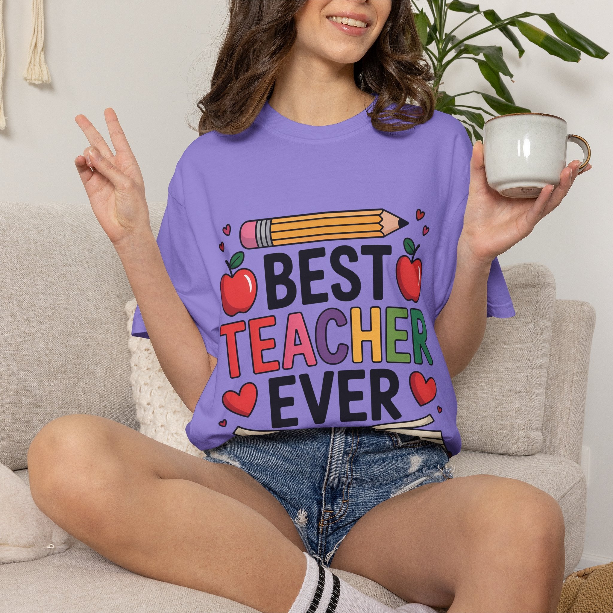 Unisex Best Teacher Ever T-shirt